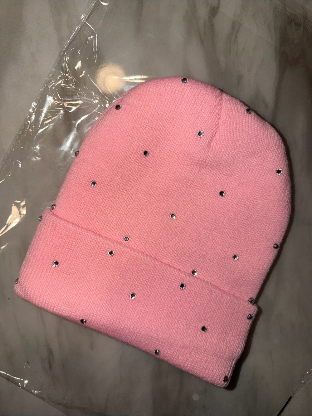 “Pink Icefall” Beanie - Picture 5 of 5